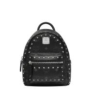 MCM X-Mini Stark Backpack In Studded Outline Visetos Black