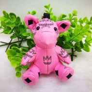 MCM Zoo Pig Charm In Visetos Pink