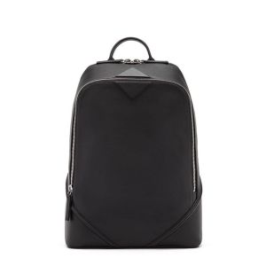 MCM Medium Duke Backpack In Nappa Leather Black