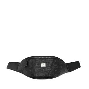 MCM Small Stark Belt Bag In Visetos Black